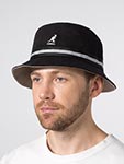 Панама KANGOL арт. K4012SP Stripe Lahinch (черный)